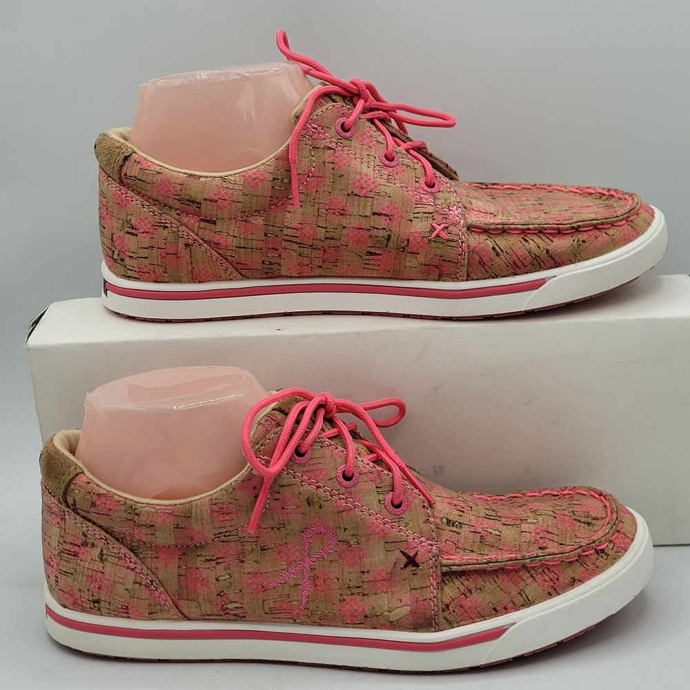 Twisted X Breast Cancer Awareness Shoes Size 8.5 M - Picture 16 of 16